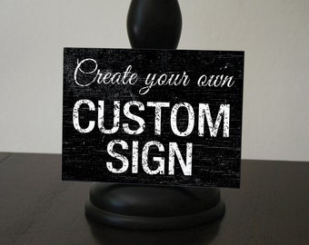 LONDON - Custom Signs in White, Brown, Blue, Navy, Black. Office Sign. Wedding Decor. Rustic Signs. Bar Sign. Office Signs. Fathers Day. 8x6