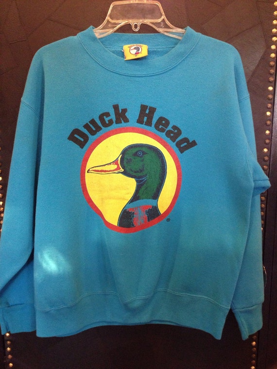 Vintage 1990s 90s Duck Head Sweatshirt medium blue