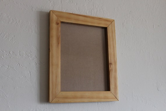Handcrafted reclaimed wood picture frame with glass by ARCMdesigns