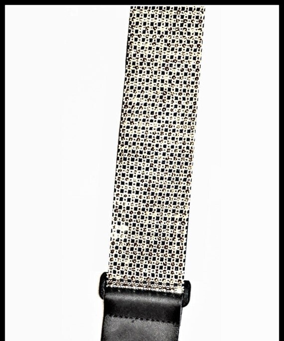 Silver Guitar Strap by KLASTRAPS on Etsy