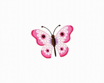 4 x 4 Butterfly embroidery pattern
