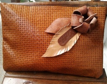 basket weave clutch