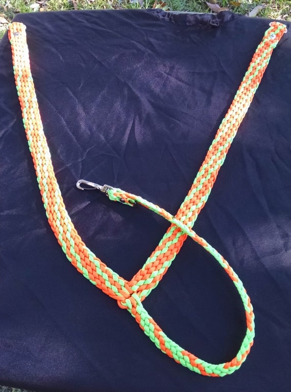 Horse Tack Paracord Breast Collar Standard horse size Neon