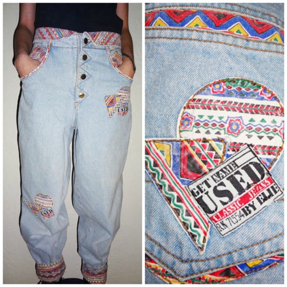 high waisted jeans used