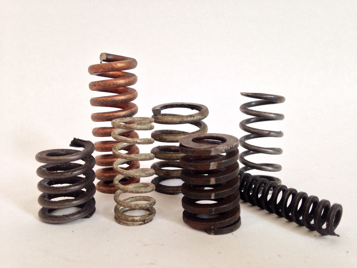 Mixed Lot of Small Vintage Industrial Springs / Metal