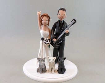 Customized Hunting Theme Wedding Cake Topper by mudcards on Etsy