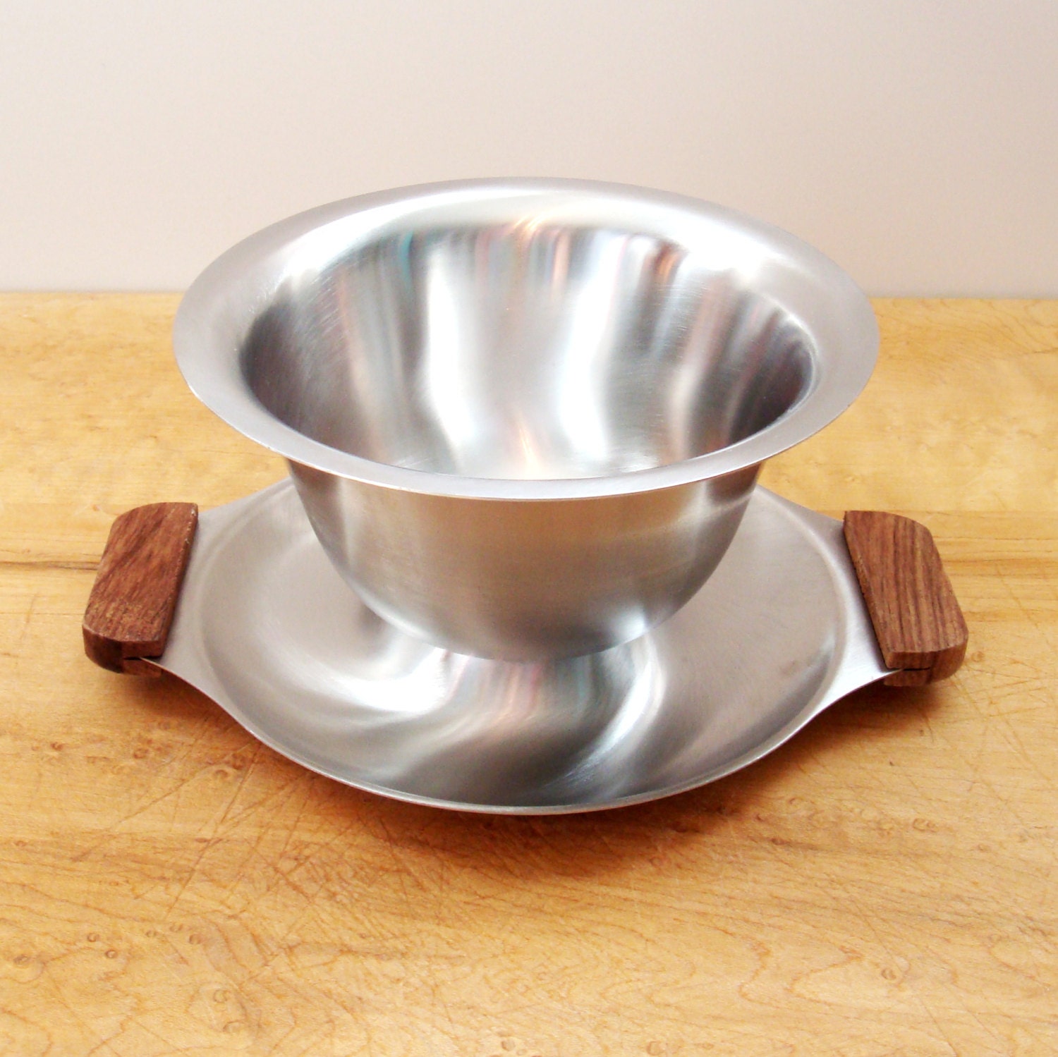 Danish Modern Stainless Gravy Bowl Stainless Steel Gravy