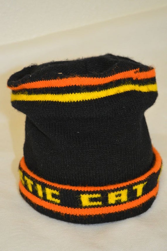 Vintage ARCTIC CAT Snowmobile Snow Beanie Hat by PaddleDownTraders