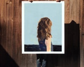Calm .  extra large wall art . giclee print