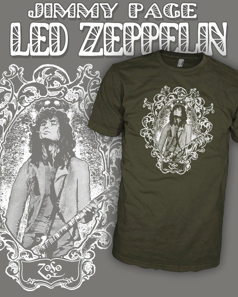Led Zeppelin Shirt Jimmy Page Shirt Blackdog Zoso Shirt