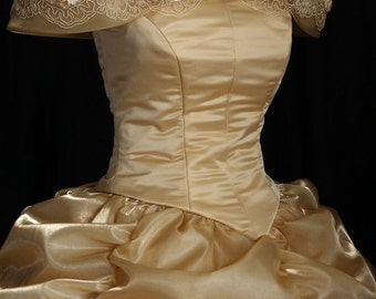 Gold Lace Beauty and the Beast Costume (Limited)
