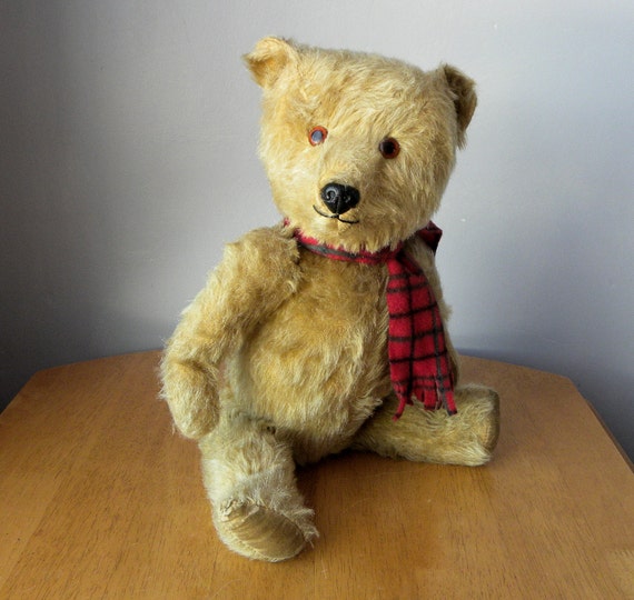 Chiltern Bear 18 Vintage English Teddy 1960s 