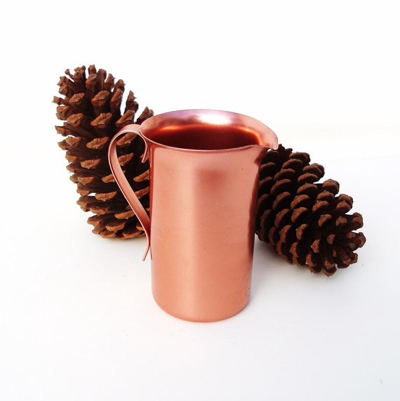 Mid Century Aluminum Pitcher Small Milk Pitcher Creamer 1950s