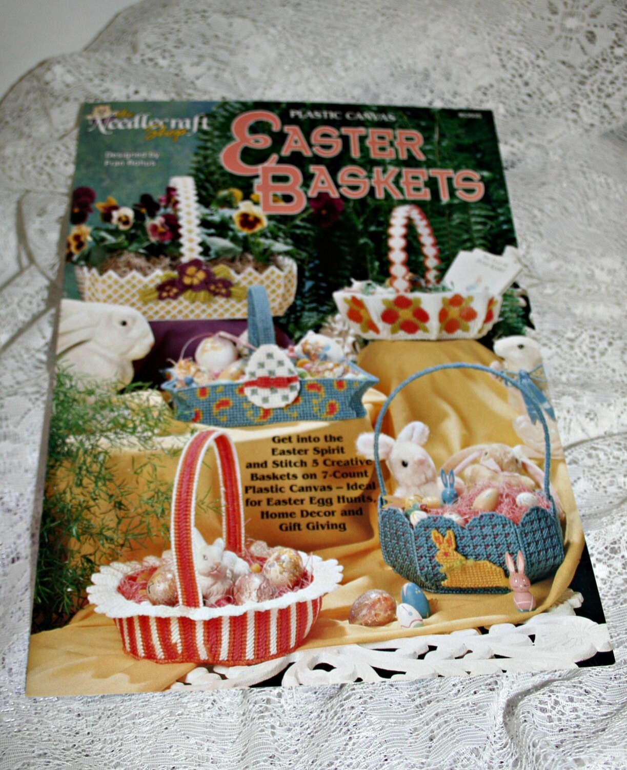 Easter Baskets Plastic Canvas Easter Basket Pattern from The