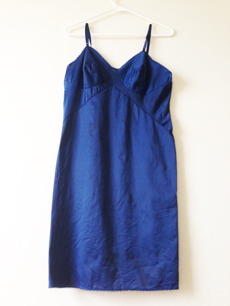 USA Navy Blue Slip / Mini Full Slip / Colored Full Slip / Slip