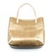 Gold Leather Tote Bag. Gold Leather tote. Metallic Shoulder bag. Gold Leather Hand Bag.