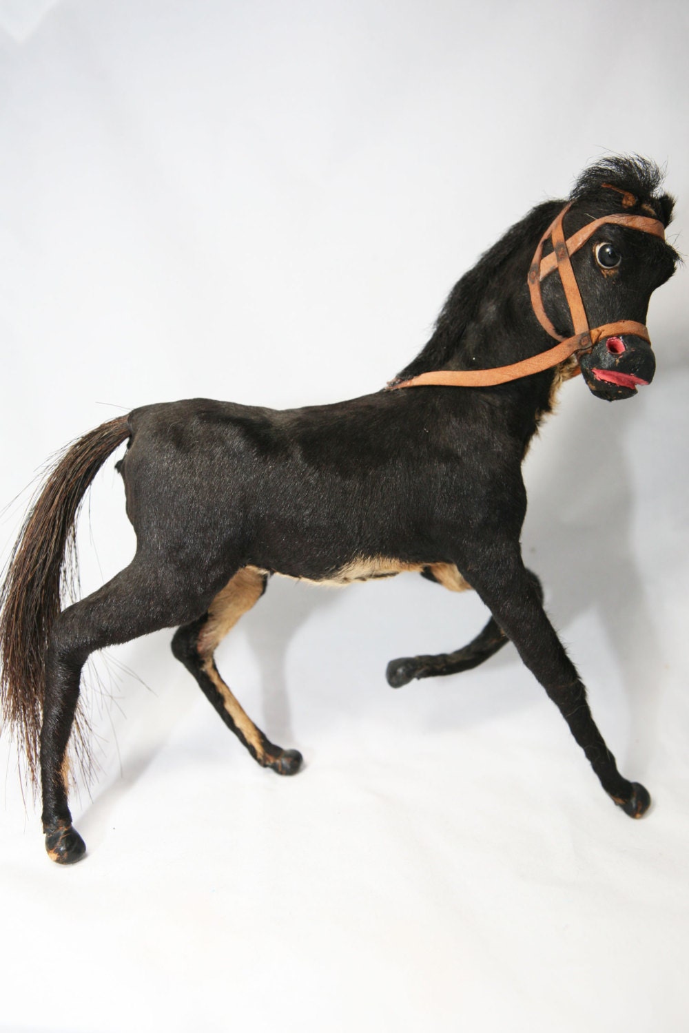 vintage stuffed horse