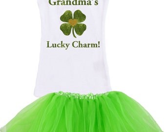 St. Patrick's Day Leprechaun Inspired Tutu Dress main image 0