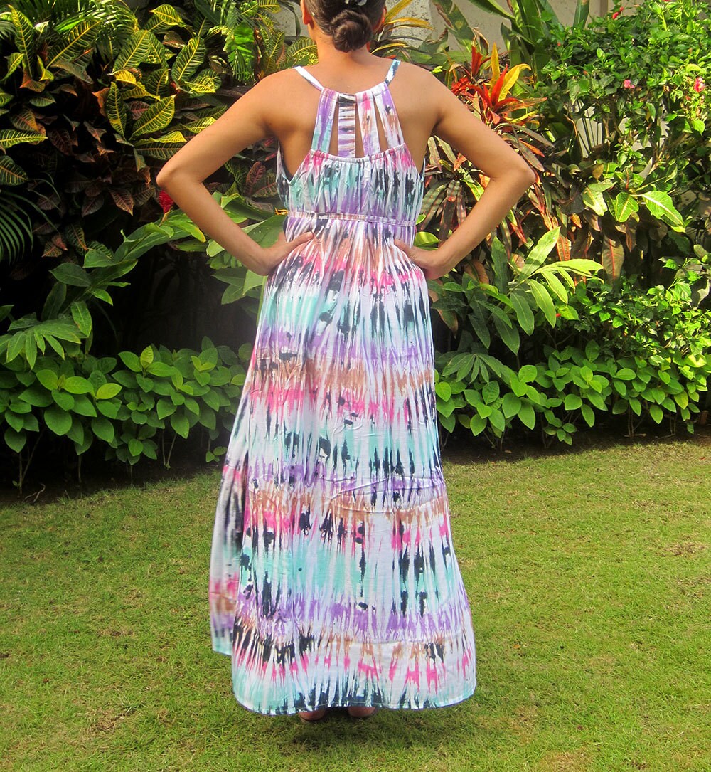 Tie Dye Dress Women's maxi dress Beach Dress Summer