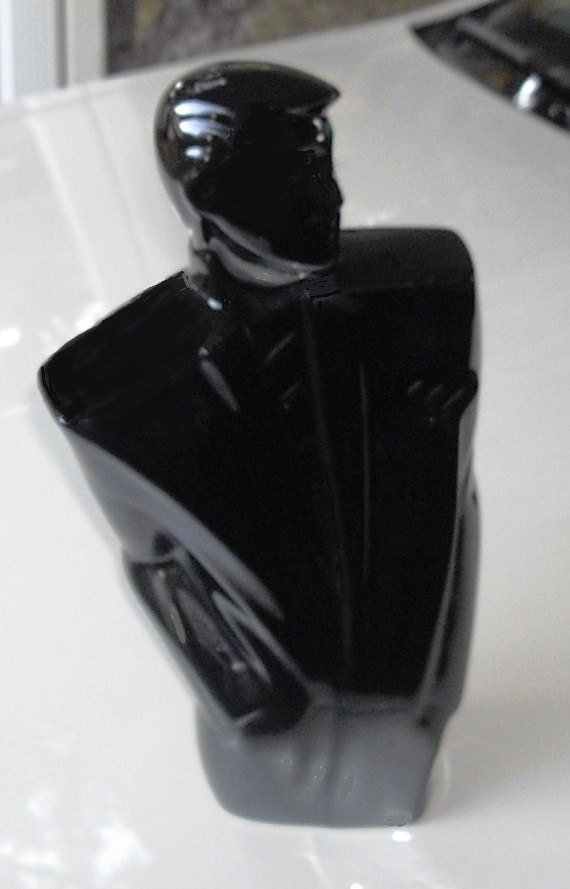 Art Deco Male Ceramic Statue Modern Abstract 1980s Mad Men