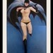 VARGAS Batman Superhero Pinup "Batgirl" Vintage Poster, Nude Art Wall Decor