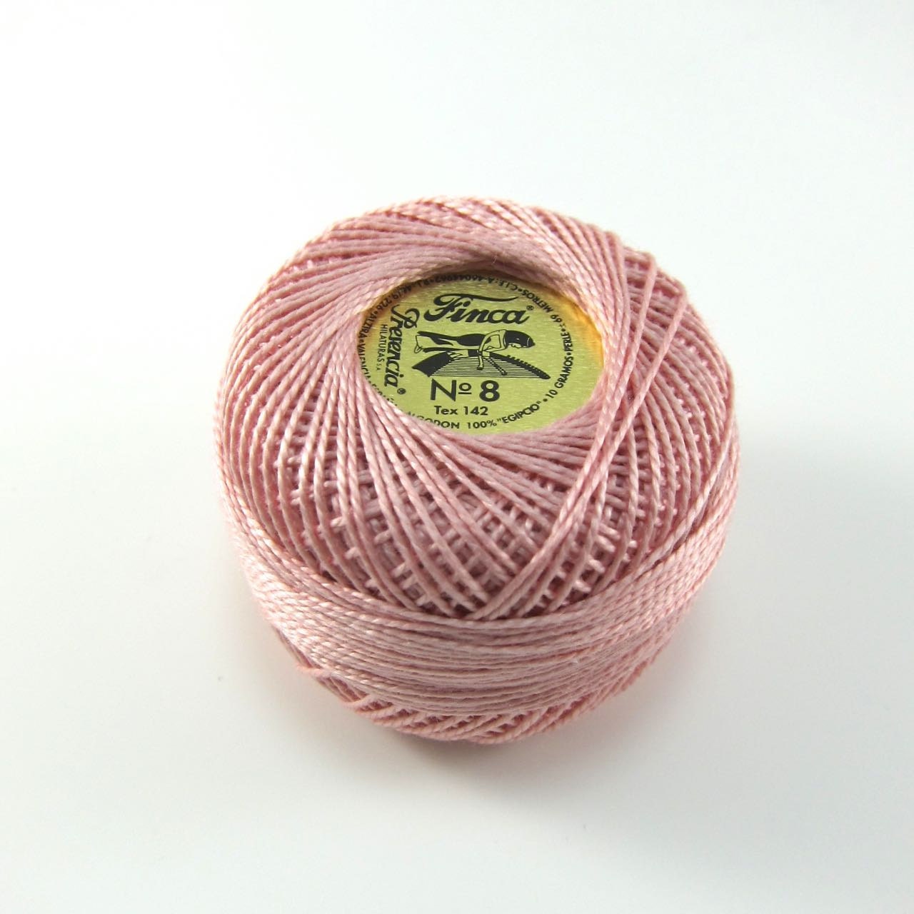 Finca Perle Cotton Thread Pearl Cotton Medium Shell Pink