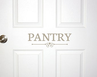 Pantry Door Decal