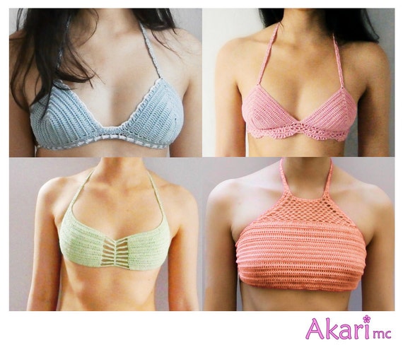 Patrones de bikinis a crochet gratis