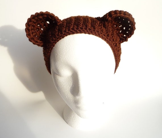 braided headband crochet pattern Bear Crochet Ear PATTERN Warmer Headband Headwrap CROCHET Headband