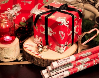 Krampus Christmas Wrapping Paper