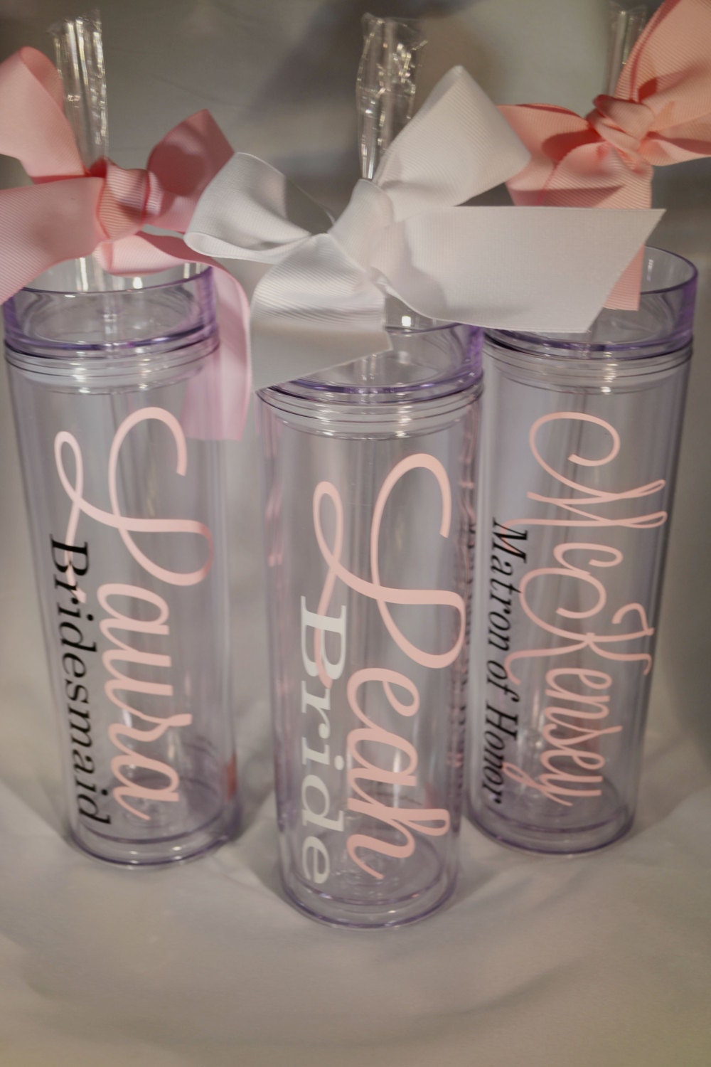 Personalized Tumbler 1 Bridesmaid Gift Wedding by