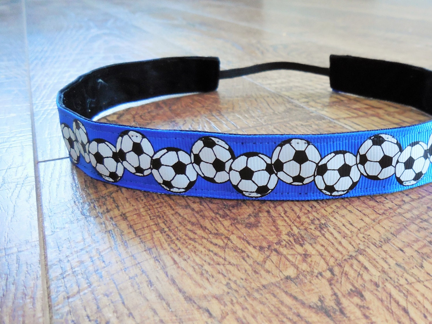 Royal blue soccer headband. Soccer headband girls soccer