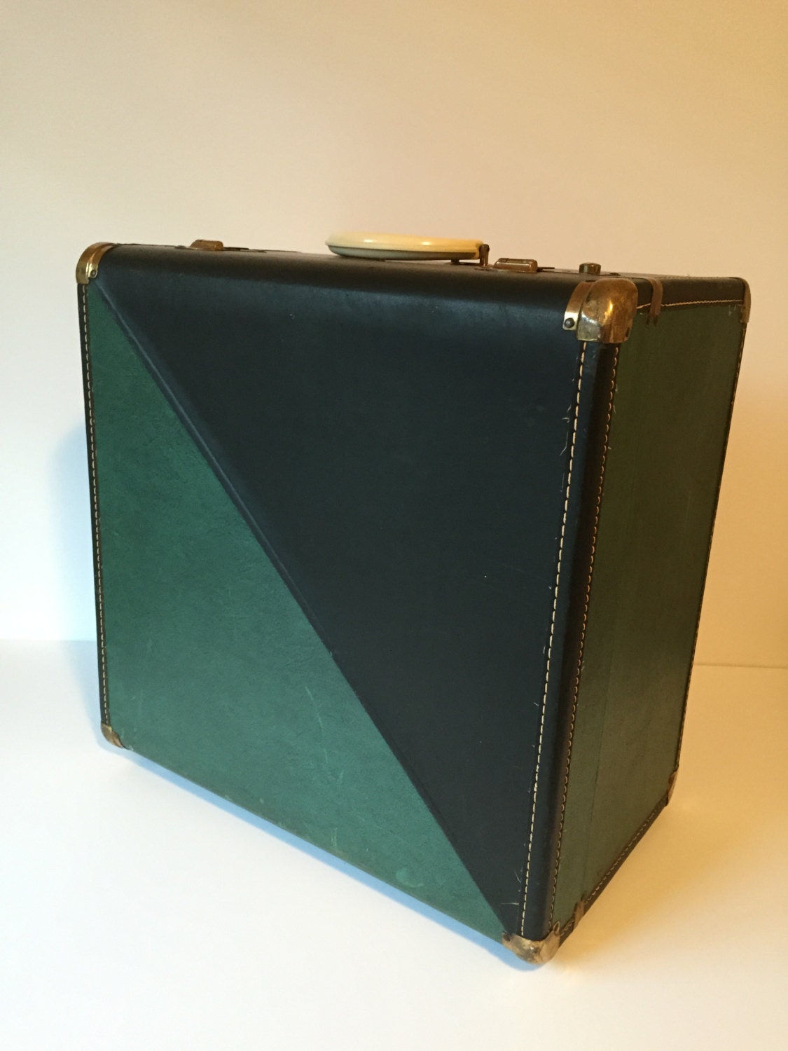 Vintage Leather Luggage Strat O Way Seattle Suitcase Travel