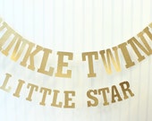 Twinkle Twinkle Little Star Baby Shower, Christmas Decor, Gold Glitter Banner, Photo Prop, Twinkle Star Garland, Twinkle Birthday Decor Twinkle Twinkle Little Star Baby Shower, Christmas Decor, Gold Glitter Banner, Photo Prop, Twinkle Star Garland, Twinkle Birthday Decor