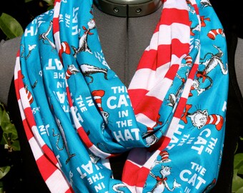Dr. Seuss The Cat in the Hat Back to School Teacher Infinity Scarf -Limited Quantities