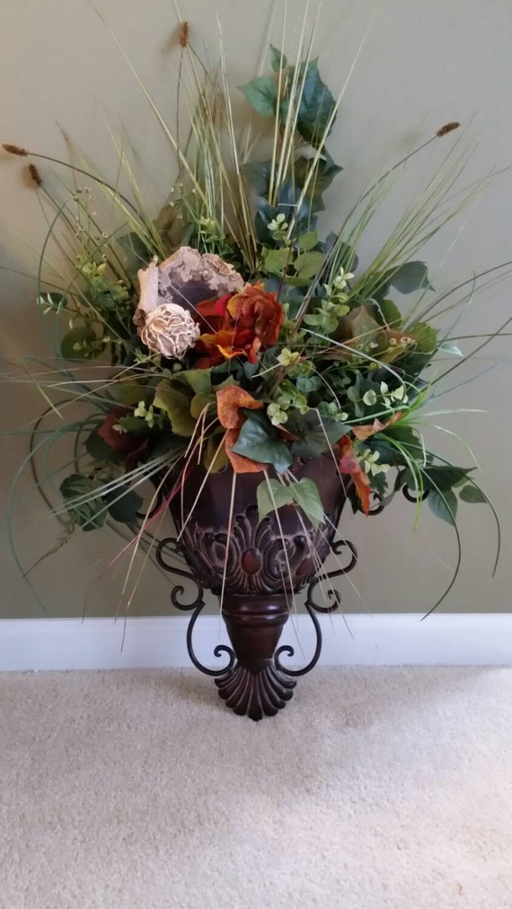 Traditional Italian Old World Decor Wall by DesignTwentyNineSC Traditional Italian Old World Decor Wall by DesignTwentyNineSC on Silk Flower Wall Sconces Arrangements id=91214