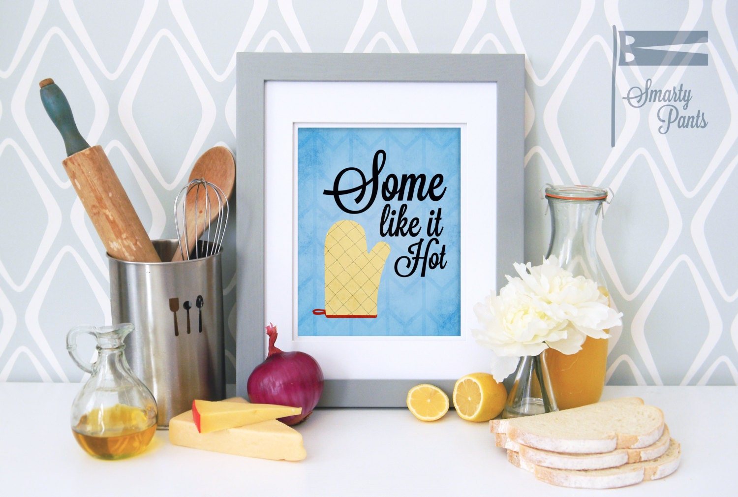 punny wall art kitchen