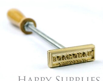 Custom Wood / Leather / Food Branding Iron with Wooden Handle