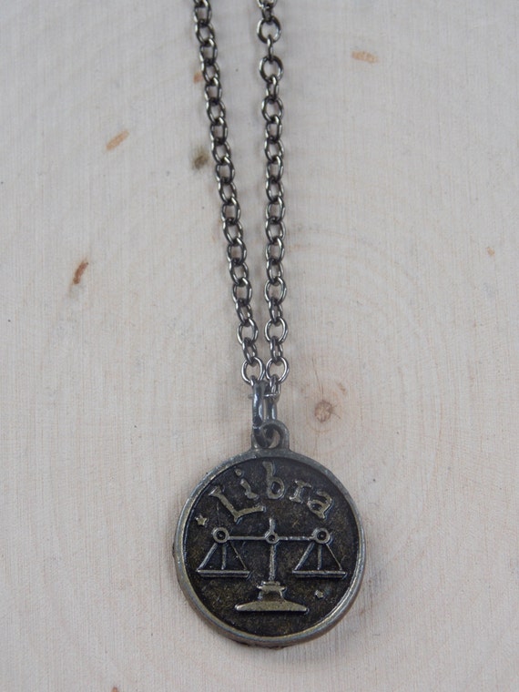 Items similar to Zodiac Necklace Libra Zodiac Necklace, Zodiac Jewelry