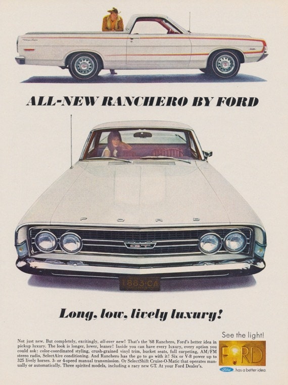 1972 Ford Ranchero Models Diet - HUGO