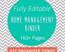 Popular items for home management binder on Etsy