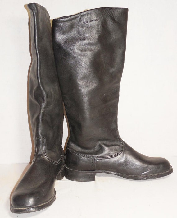 Items similar to Genuine Russian Soviet Military Army Officer Leather Boots USSR Size 42 ,US 10 