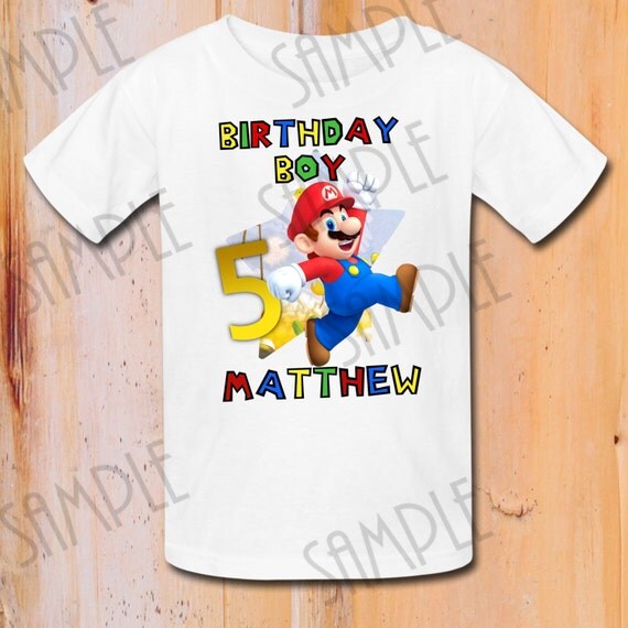 Super Mario Shirt SVG