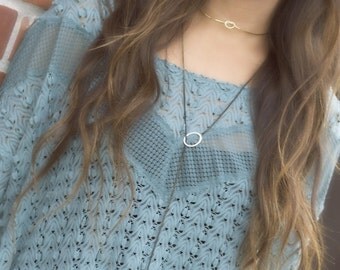 Lariat Necklace, Layered Necklace, Y Necklace, Long Lariat Statement Necklace, Infinity Y Necklace
