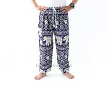 navy blue harem pants