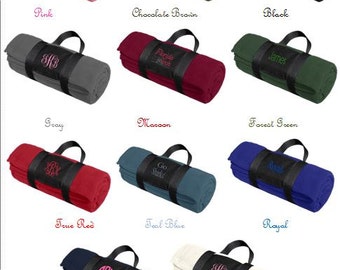 Monogrammed Stadium Blanket (Great for Sorority and Fraternity Letters Too!)