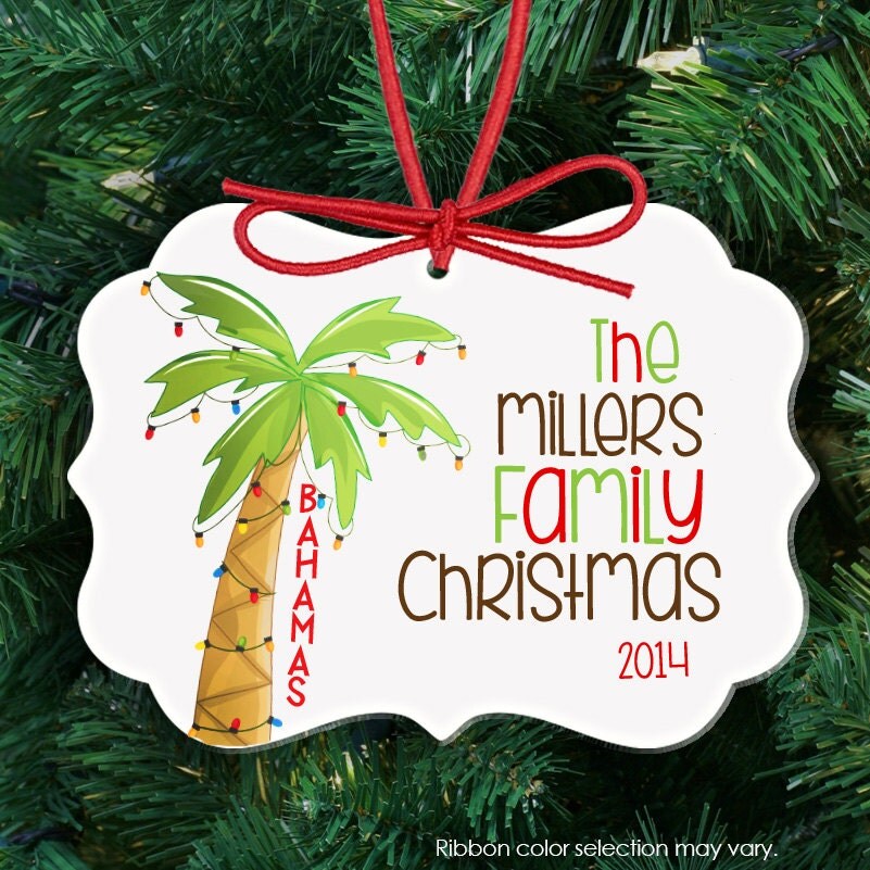 personalized family christmas ornament family reunion