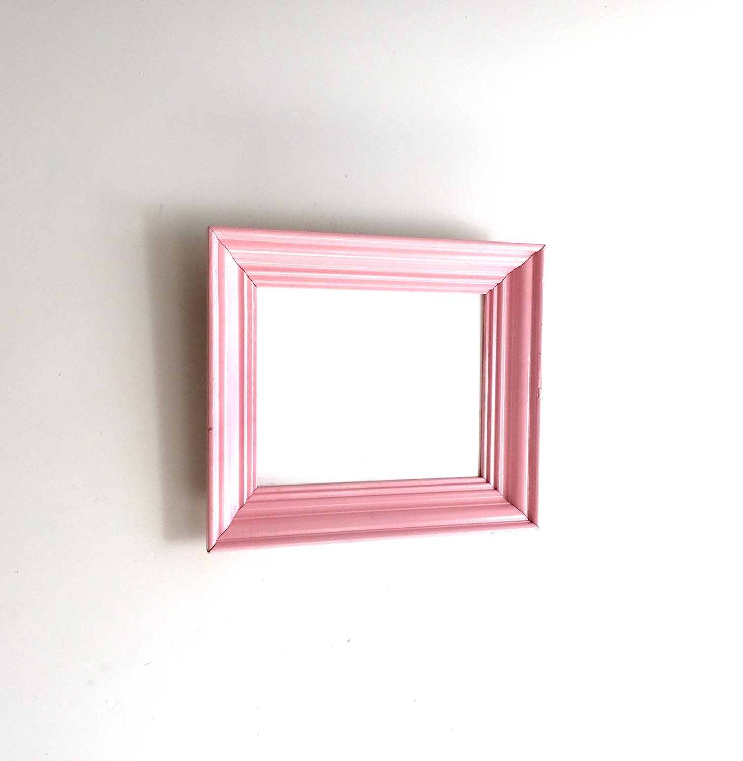 Vintage Framed Whiteboard Pink Pastel Girl Beach Cottage