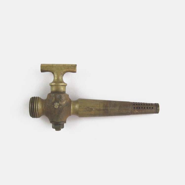Vintage Brass Beer Barrel Tap / Spigot brewery cask tun home