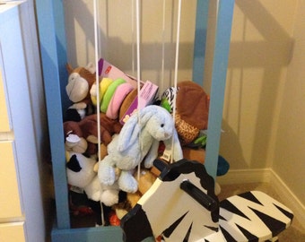 3' Stuffed Animal Cage/Zoo/Storage - Painted with your choice of paint color